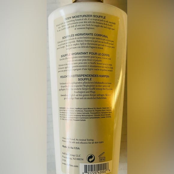 BEFINE BODY MOISTURIZING SOUFFLÉ UNISEX WILD NECTAR 9.0 FL OZ (lot of 2) - Picture 3 of 9